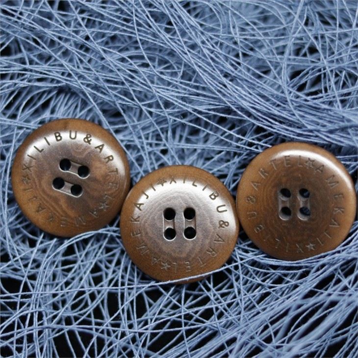 Natural Eco-Friendly Sewing Nut Fruit Suit Corozo Button For Women Clothing